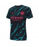 Günstige Manchester City Oscar Bobb #52 3rd trikot Damen 2023-24 Kurzarm